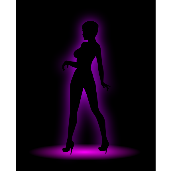 SVG Girl stripping