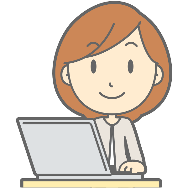 SVG Girl using laptop