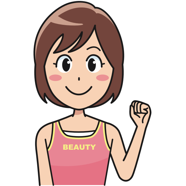 SVG Girl with fist up