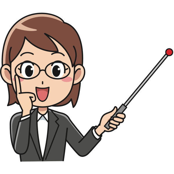 SVG Girl with teaching stick