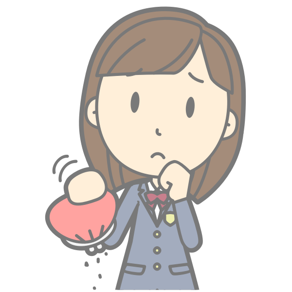 SVG Girl without money