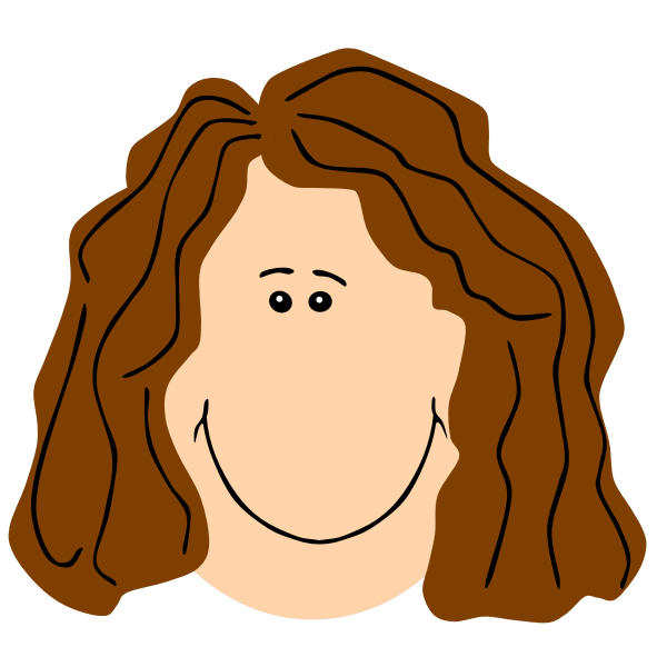 SVG Girl039s face