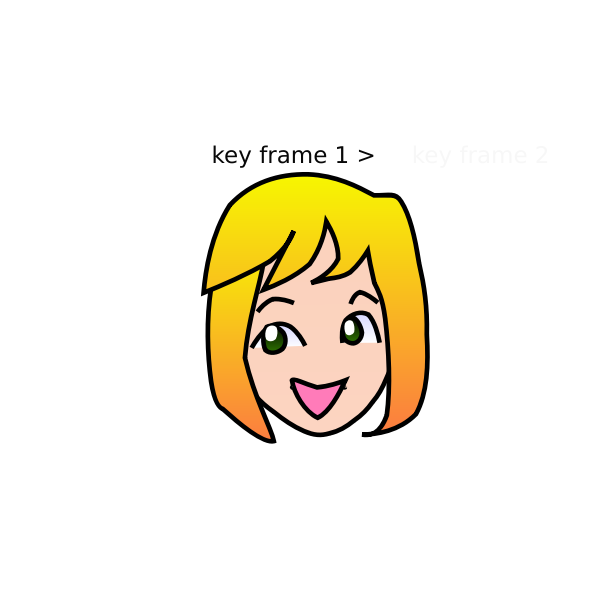 SVG Girl039s head