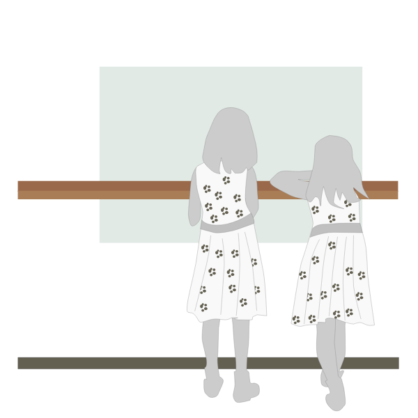 SVG girls in museum 2