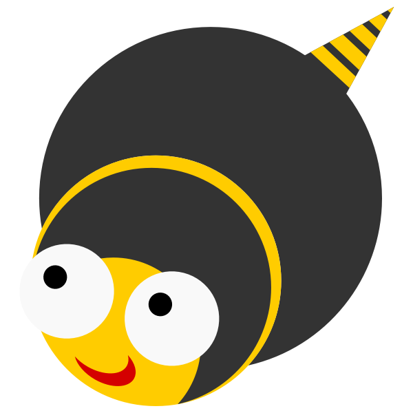 SVG Girly bee