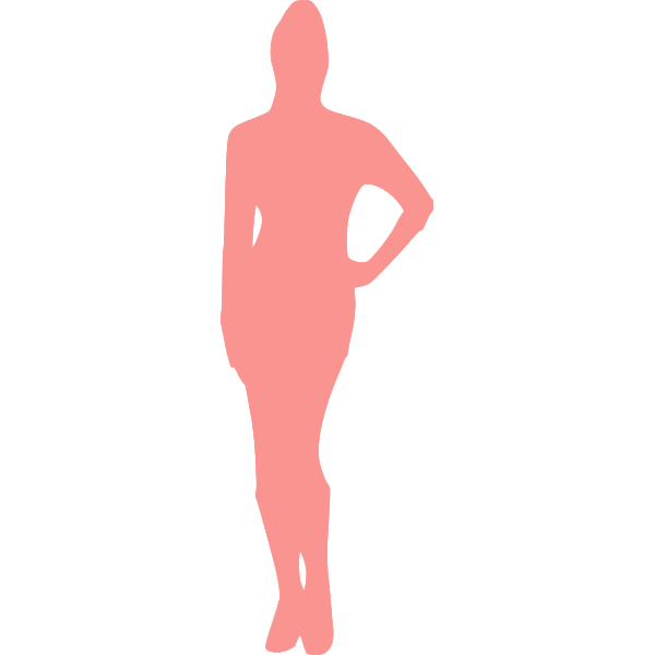 SVG Girly pink silhouette