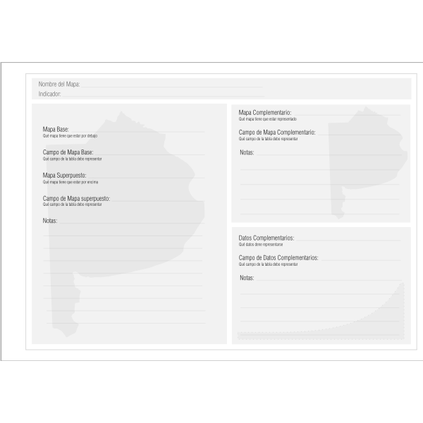 SVG GIS document template vector image