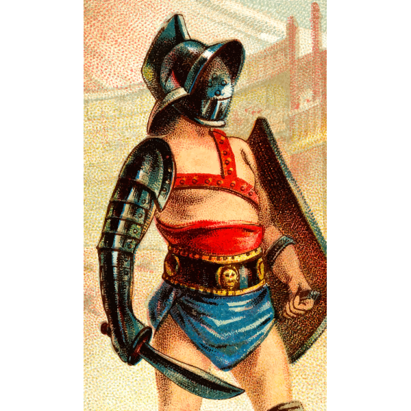 SVG Gladiator with sword