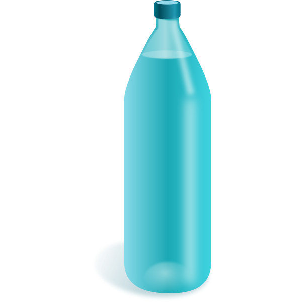 SVG Glass bottle vector drawing