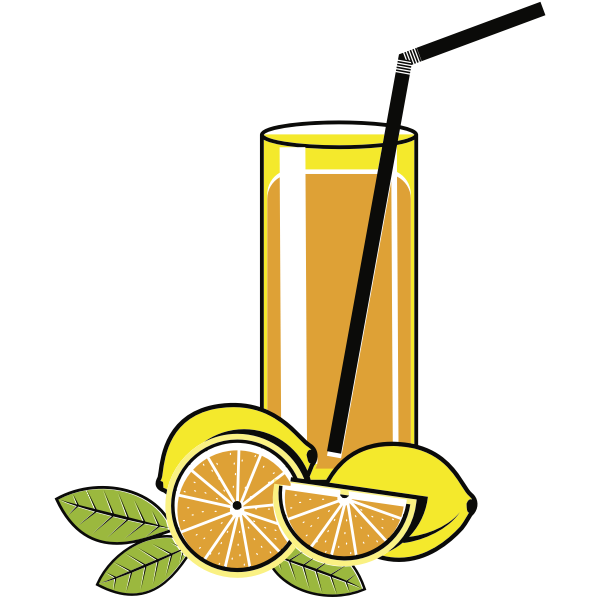 SVG Glass of lemonade