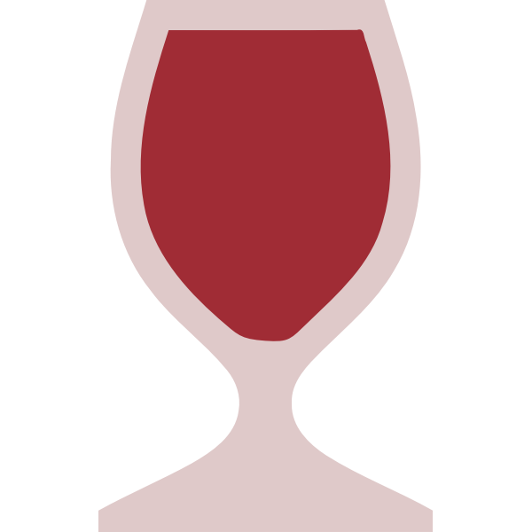 SVG Glass of red wine