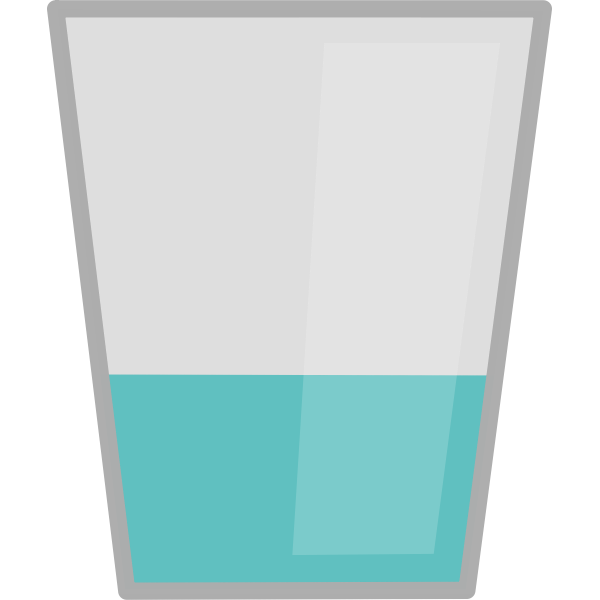 SVG Glass of water