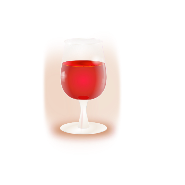 SVG glass of wine