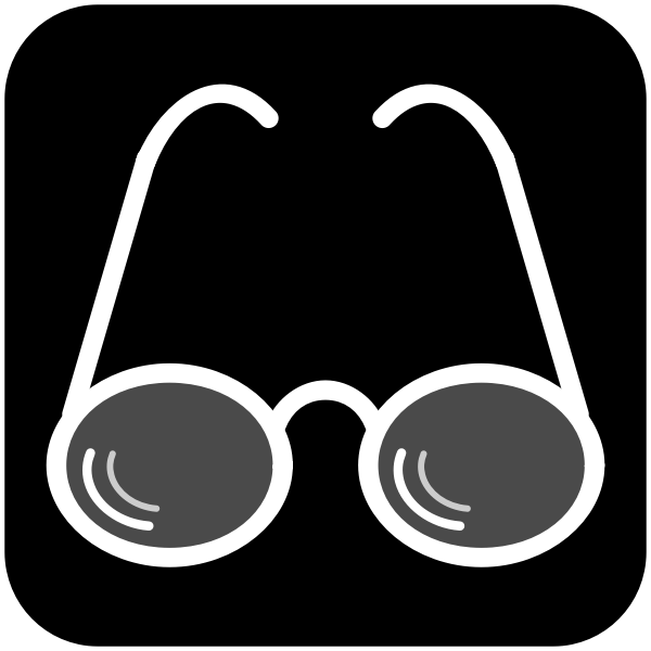 SVG Glasses pictogram vector graphics