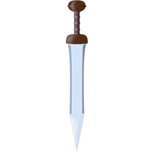 SVG Glaudius sword vector image