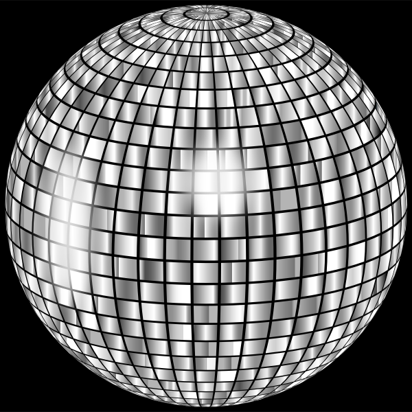 SVG Glimmering disco dall