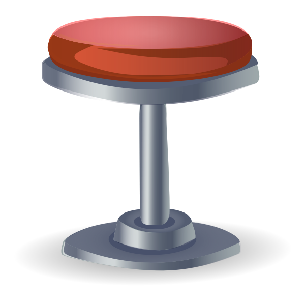 SVG Glitch Simplified Stool