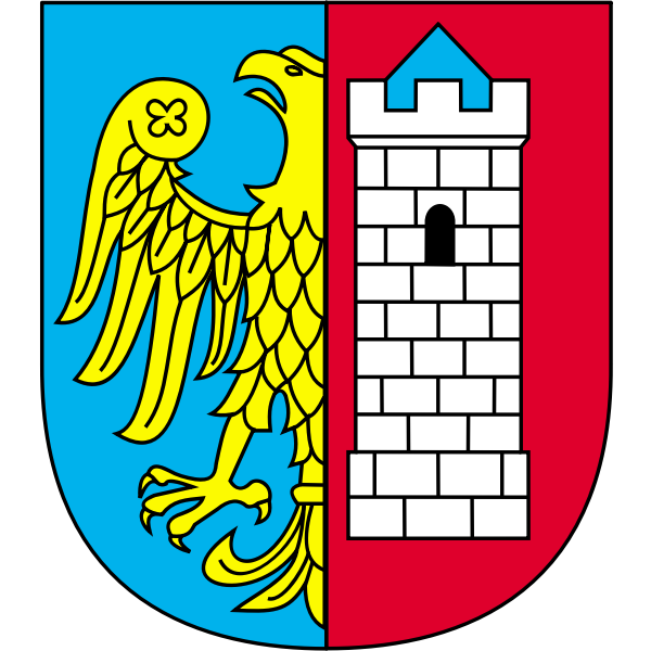 SVG Gliwice coat of arms vector illustration
