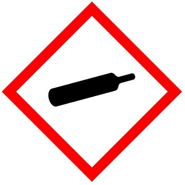 SVG Globally Harmonized System of Classification and Labelling of Chemicals GHS pictogram for gas bottles