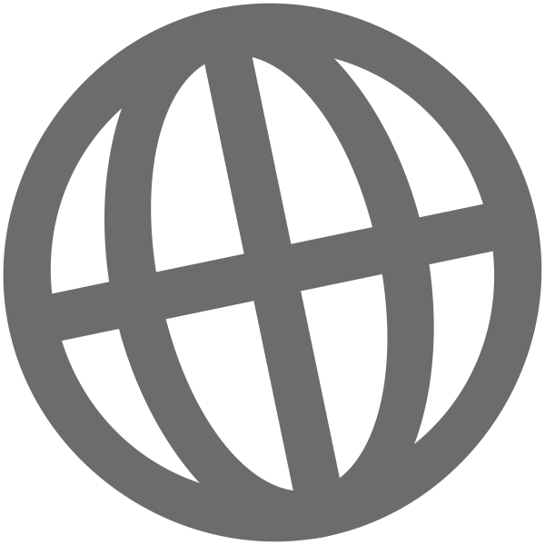 SVG Globe icon