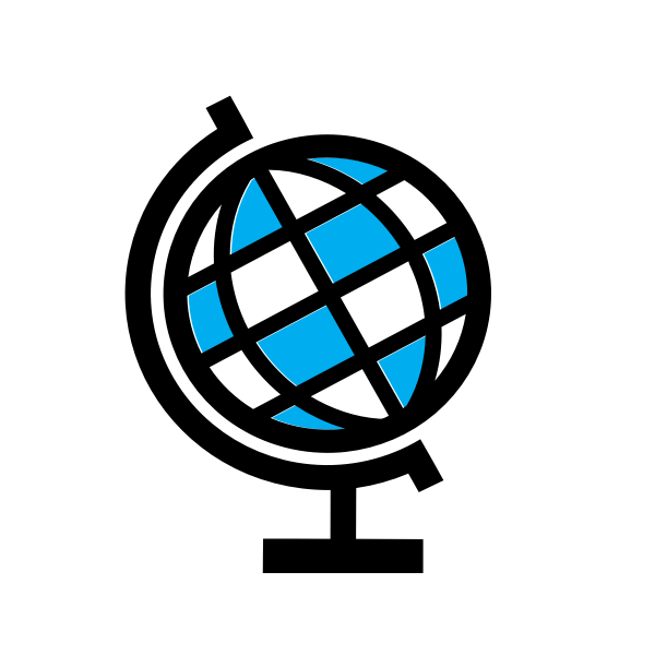 SVG Globe icon image