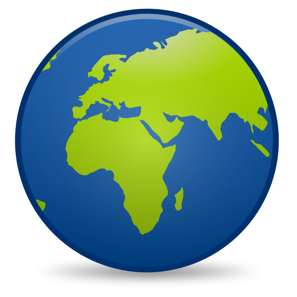 SVG Globe illustration image