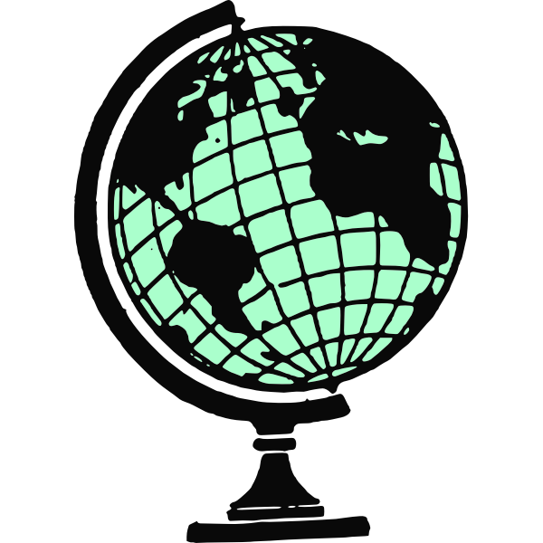 SVG Globe on stand
