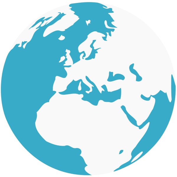 SVG Globe symbol vector clip art