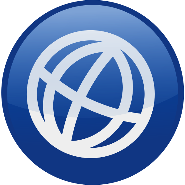 SVG Globe vector icon image