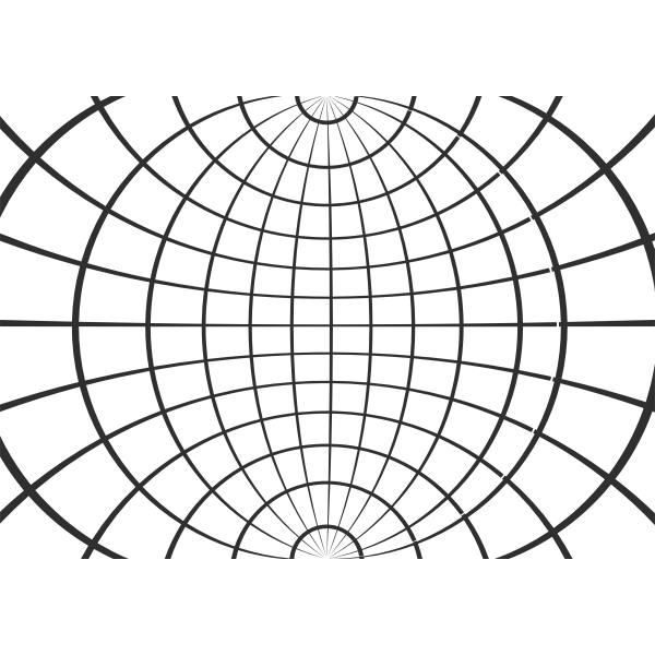SVG Globe wireframe