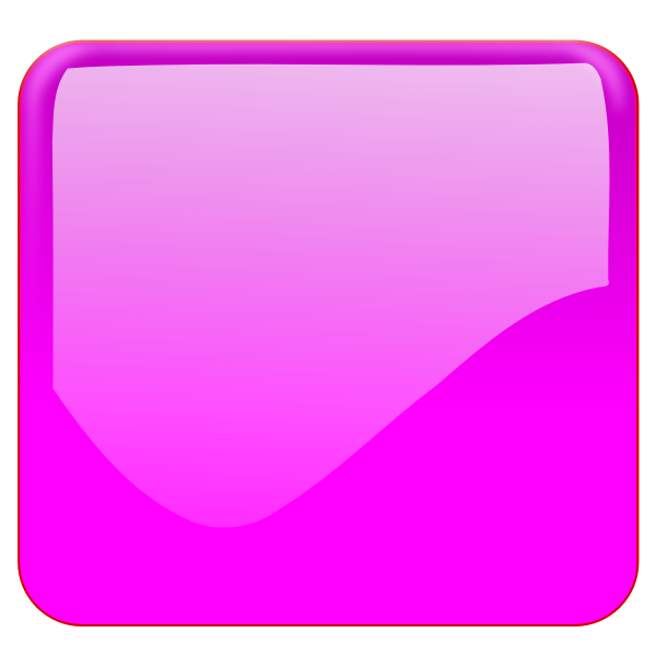 SVG Gloss light pink square decorative button vector graphics