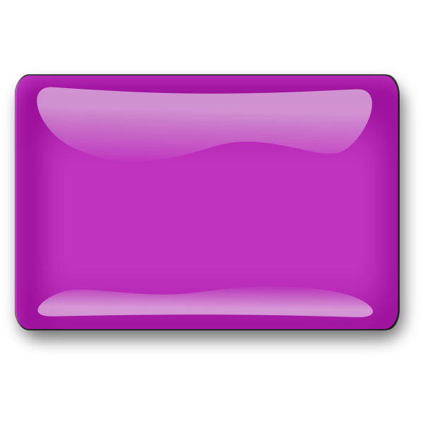SVG Gloss purple square button vector clip art