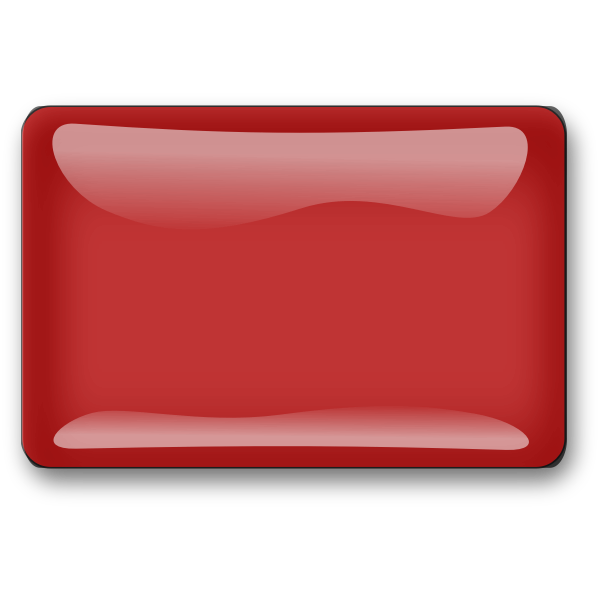 SVG Gloss red button vector illustration