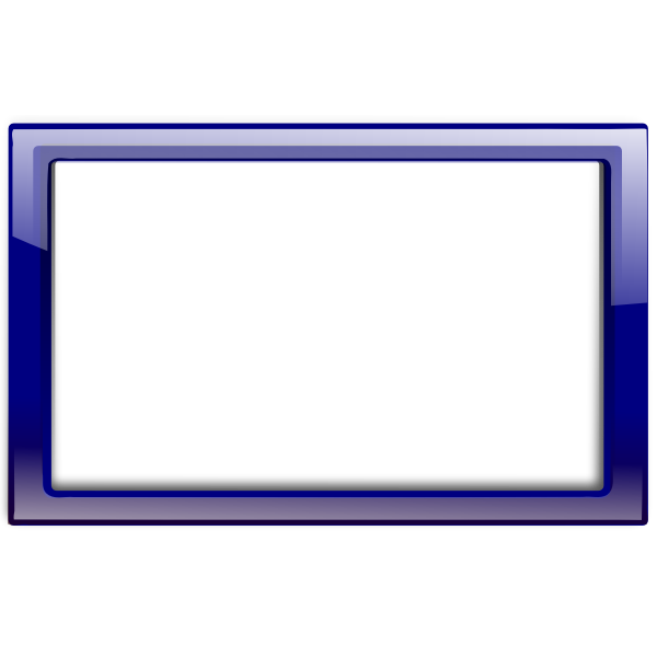 SVG Gloss transparent blue frame vector graphics