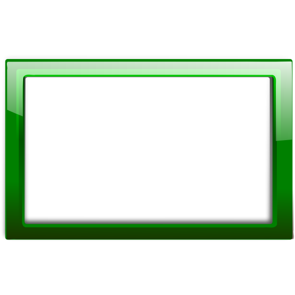 SVG Gloss transparent green frame vector image