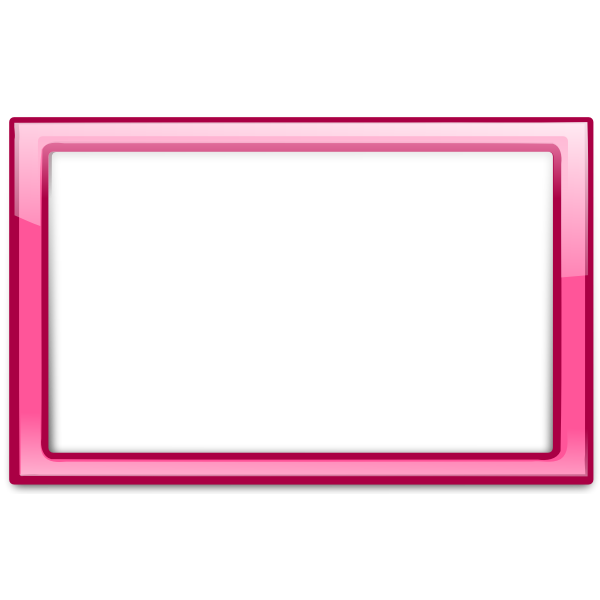 SVG Gloss transparent pink frame vector clip art