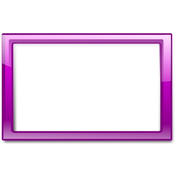 SVG Gloss transparent purple frame vector drawing
