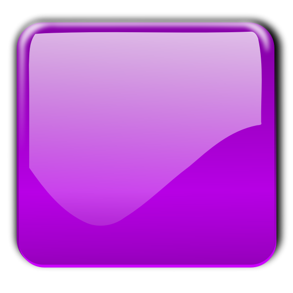SVG Gloss violet square decorative button vector illustration