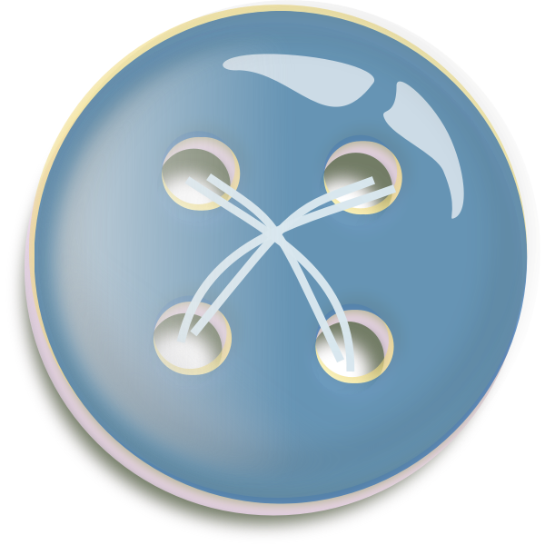 SVG Glossy blue button