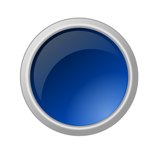 SVG Glossy blue button vector graphics