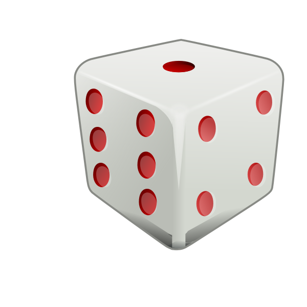 SVG Glossy dice