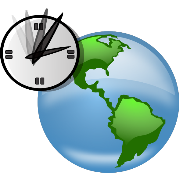 SVG Glossy Globe