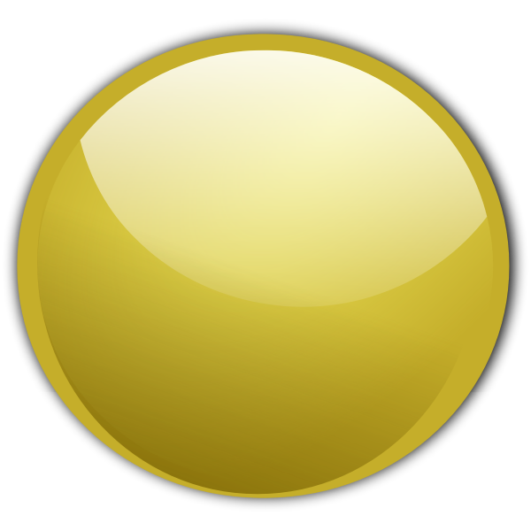 SVG Glossy gold vector button