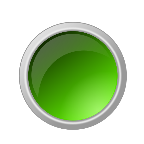 SVG Glossy green button vector illustration