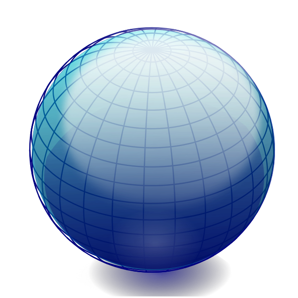 SVG Glossy planet vector image