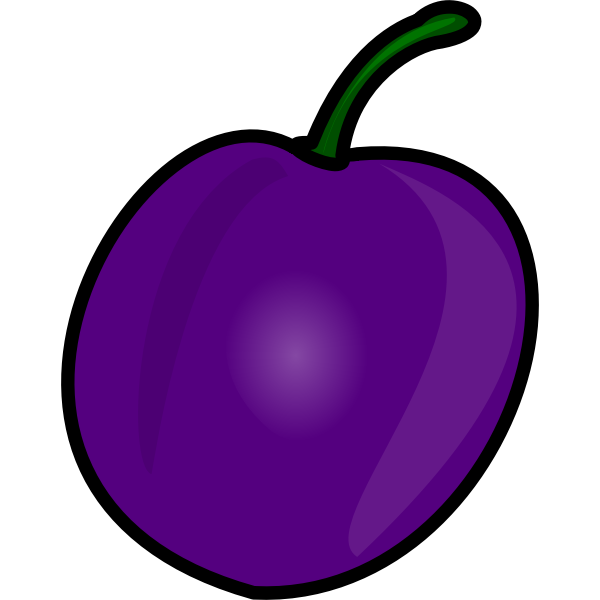 SVG Glossy plum