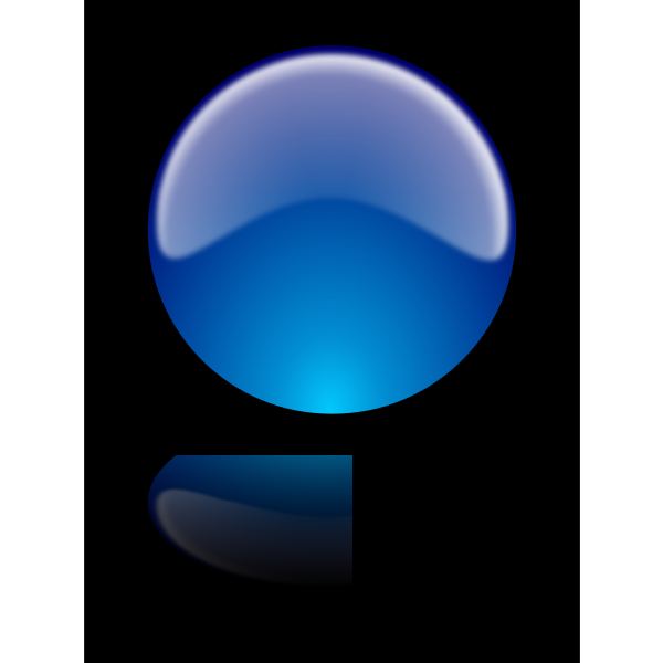 SVG Glossy sphere vector image