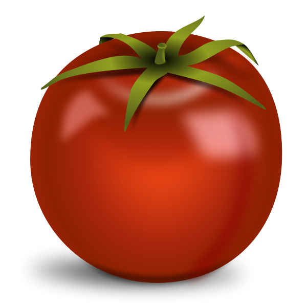 SVG Glossy tomato