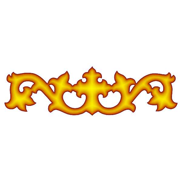 SVG Glowing decorative banner