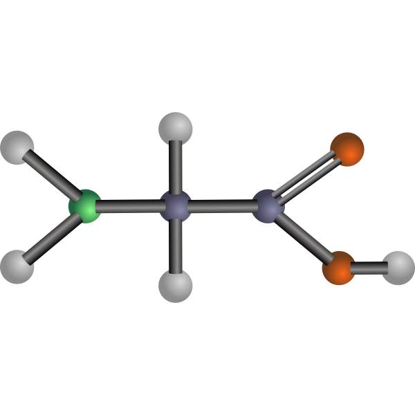 SVG Glycine amino acid